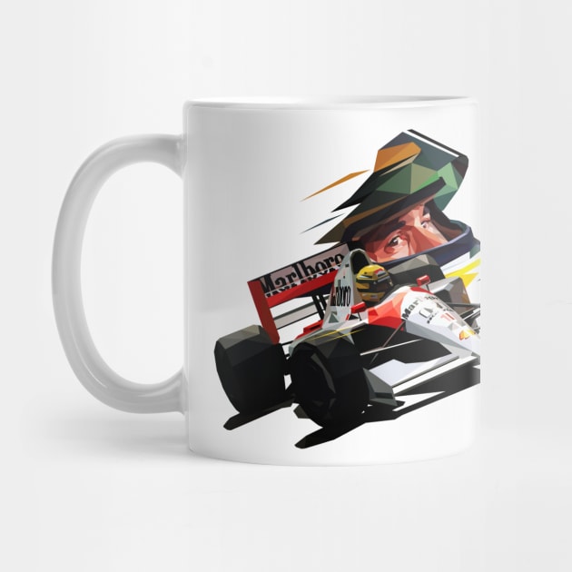 Ayrton Senna Full Color by pxl_g